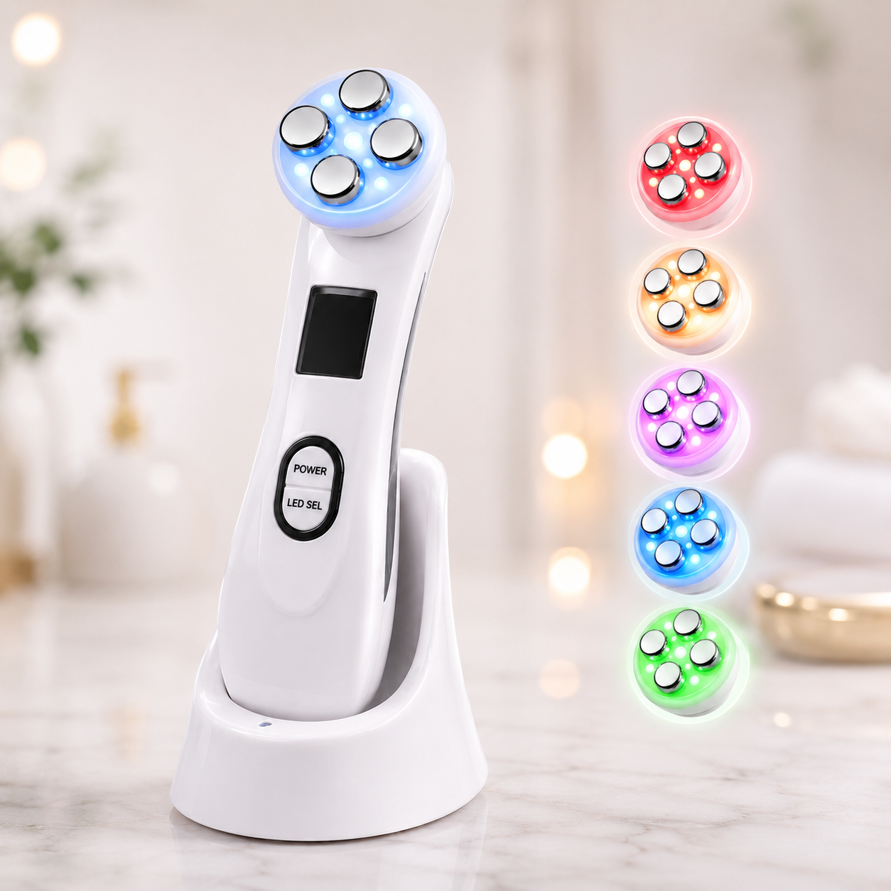 Mini guia completo de utilização do aparelho facial 5 em 1